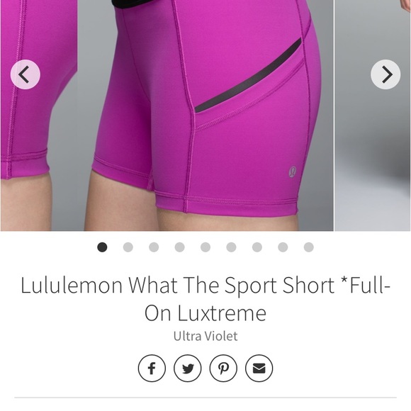 ISO WHAT THE SPORT SHORTS LULULEMON - Picture 5 of 8